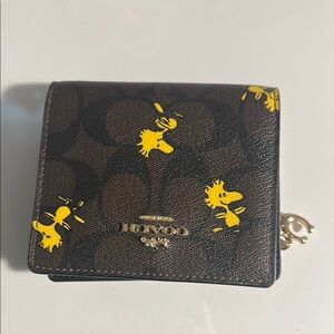 Coach wallet peanuts collection
